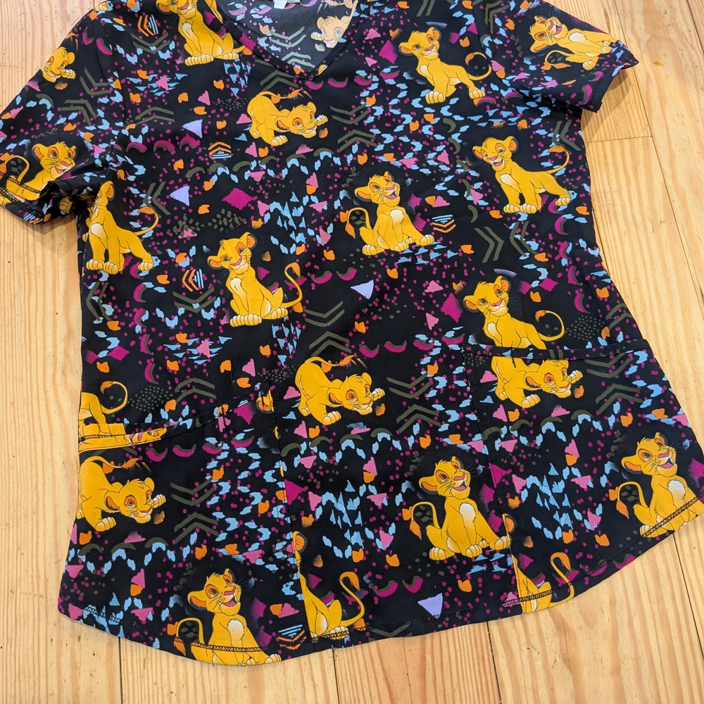 Disney Black and Yellow Lion King Women's Top